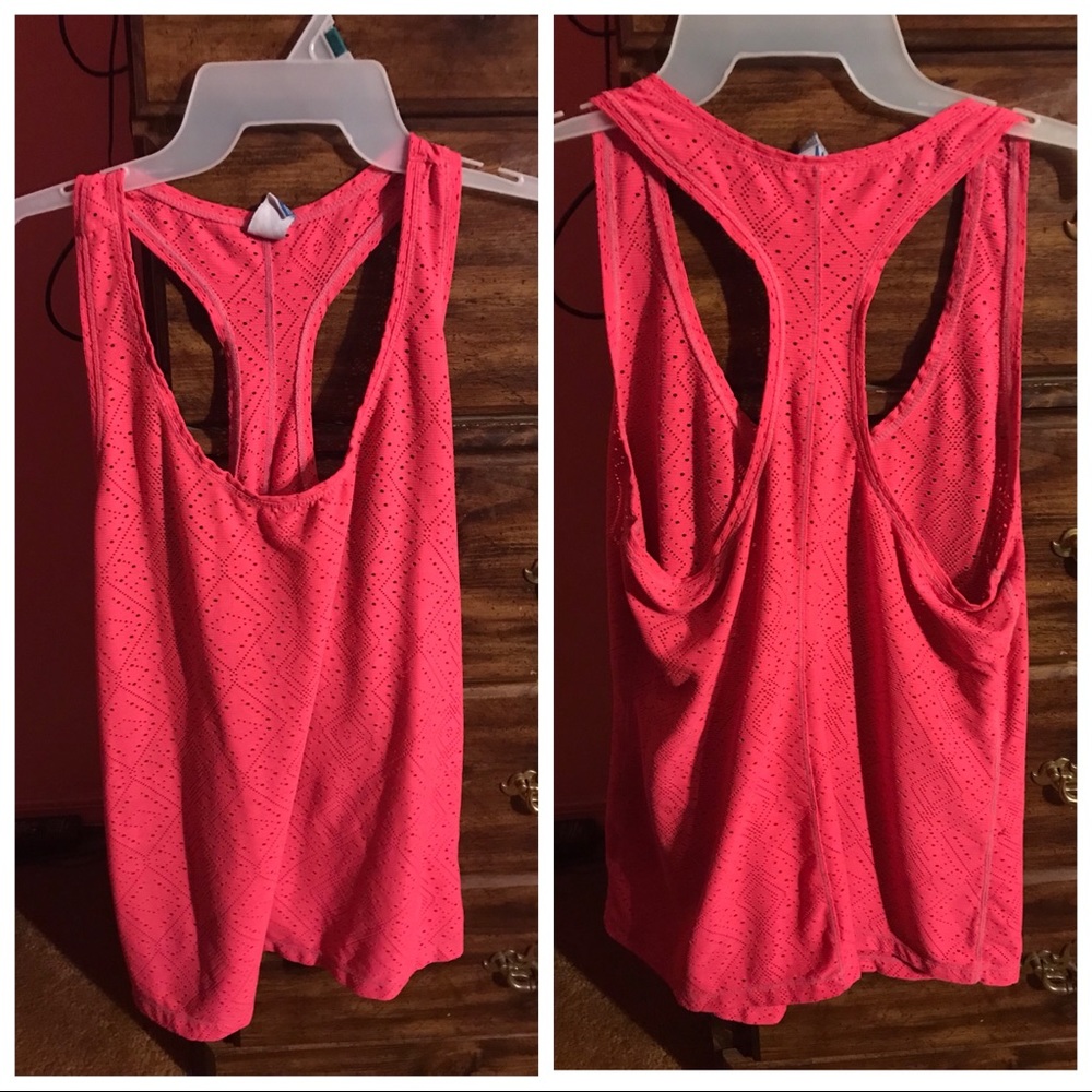 Coral/Pink Razorback Tank